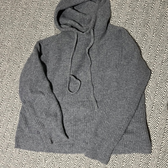 Quince cashmere fisherman hoodie- M - Picture 4 of 5